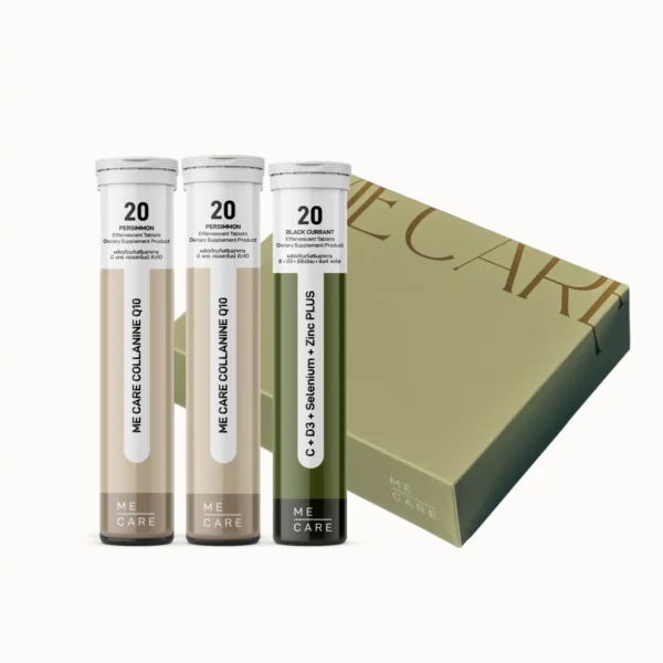 ผลิตภัณฑ์เสริมอาหาร Me Care Collanine Q10 & Immune Plus (3 หลอด)